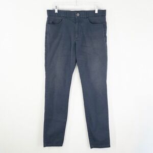 Greyson Amagansett 5 Pocket Pants Mens 33x32 Navy Blue Stretch Golf Casual